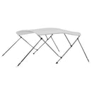 vidaXL fehér háromágú bimini tető 183 x 140 x 137 cm