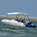 vidaXL fehér háromágú bimini tető 183 x 196 x 137 cm