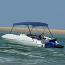 vidaXL kék háromágú bimini tető 183 x 140 x 137 cm
