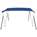 vidaXL kék háromágú bimini tető 183 x 140 x 137 cm
