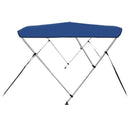 vidaXL kék háromágú bimini tető 183 x 160 x 137 cm