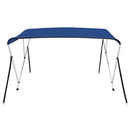 vidaXL kék háromágú bimini tető 183 x 160 x 137 cm