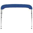 vidaXL kék háromágú bimini tető 183 x 160 x 137 cm