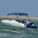 vidaXL kék háromágú bimini tető 183 x 180 x 137 cm