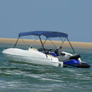vidaXL kék háromágú bimini tető 183 x 196 x 137 cm