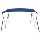 vidaXL kék háromágú bimini tető 183 x 196 x 137 cm