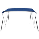 vidaXL kék háromágú bimini tető 183 x 196 x 137 cm