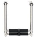 vidaXL 2 lépcsős rozsdamentes acél összecsukható beszállólétra