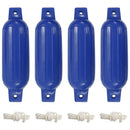 vidaXL 4 darab kék PVC csónak lökhárító Ø 11 x 40 cm