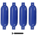 vidaXL 4 darab kék PVC csónak lökhárító 51 x 14 cm