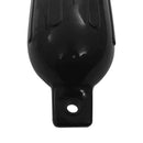 vidaXL 4 darab fekete PVC csónak lökhárító Ø 16 x 58 cm