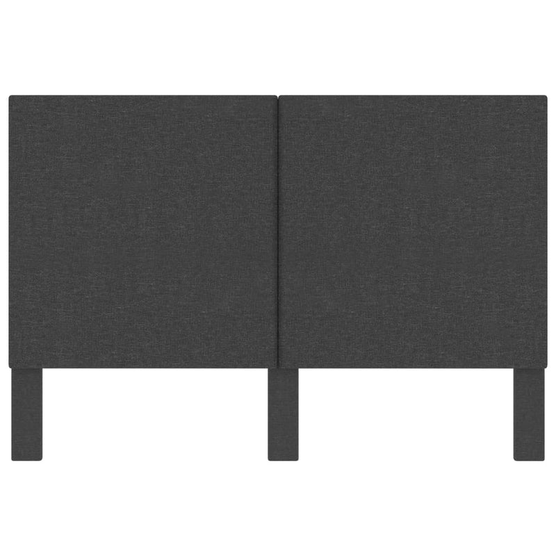 vidaXL sötétszürke szövet fejvég 140 x 200 cm