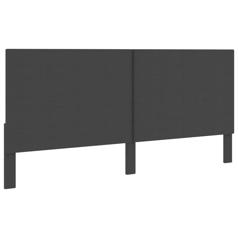 vidaXL sötétszürke szövet fejvég 200 x 200 cm