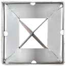 vidaXL 6 db ezüstszínű horganyzott acél kerítéstüske 9 x 9 x 90 cm