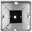 vidaXL 2 db ezüstszínű horganyzott acél kerítéstüske 10 x 10 x 57 cm