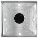 vidaXL 2 db ezüstszínű horganyzott acél kerítéstüske 12 x 12 x 56 cm