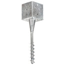 vidaXL 6 db ezüstszínű horganyzott acél kerítéstüske 14 x 14 x 58 cm