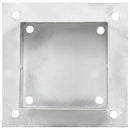 vidaXL 4 db horganyzott fém oszloprögzítő 121 mm