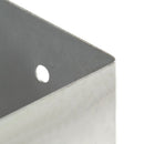 vidaXL 4 db horganyzott fém oszloprögzítő 121 mm