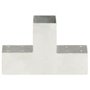 vidaXL T-alakú horganyzott fém oszloptartó 71 x 71 mm