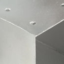 vidaXL Y-alakú horganyzott fém oszloptartó 71 x 71 mm