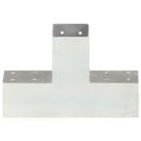 vidaXL X-alakú horganyzott fém oszloptartó 71 x 71 mm