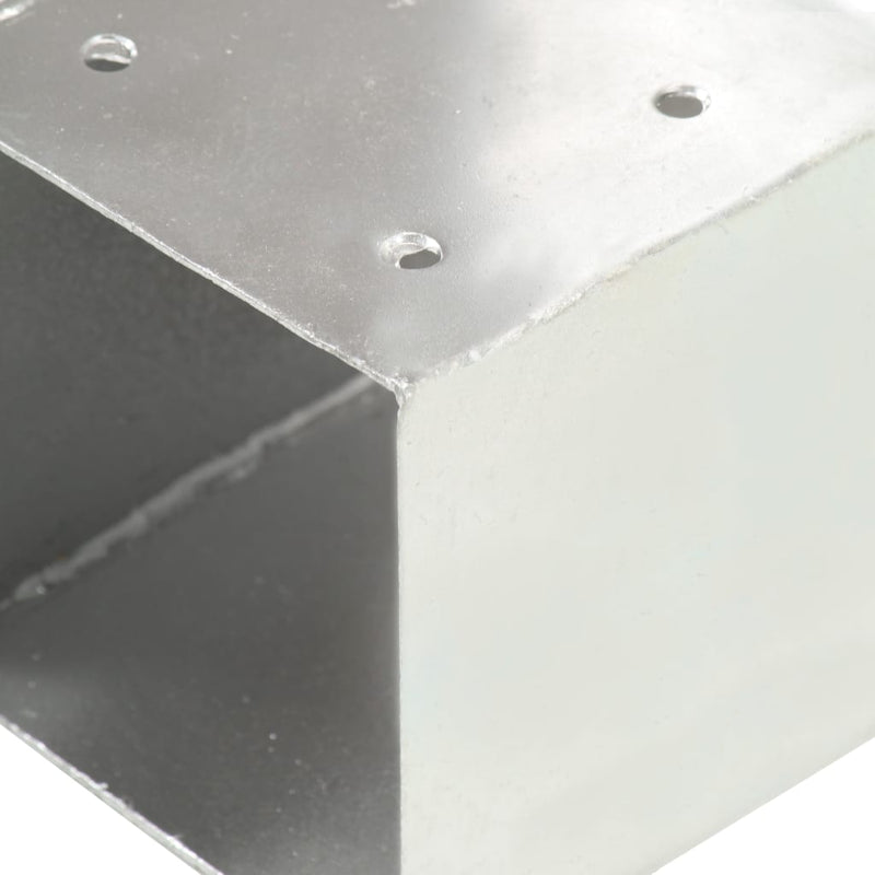 vidaXL T alakú horganyzott fém oszloptartó 81 x 81 mm
