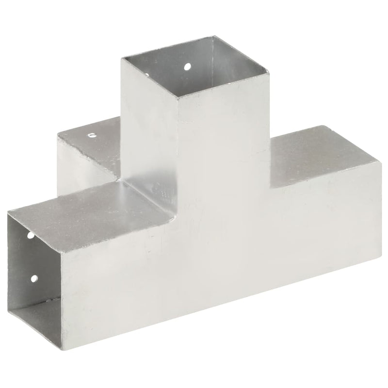 vidaXL X alakú horganyzott fém oszloptartó 81 x 81 mm
