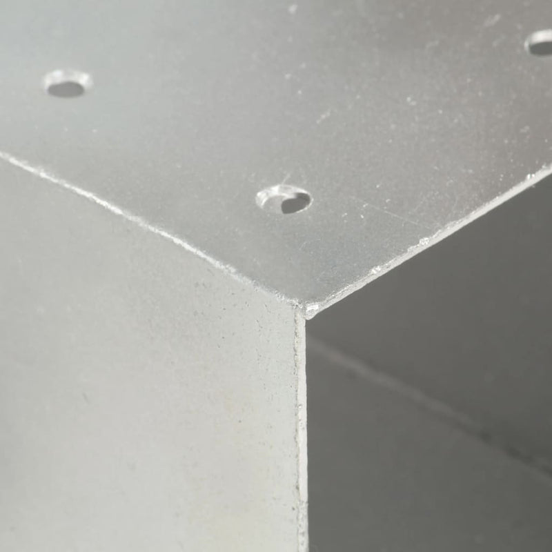 vidaXL X alakú horganyzott fém oszloptartó 81 x 81 mm