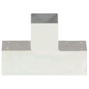 vidaXL T alakú horganyzott fém oszloptartó 91 x 91 mm