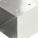 vidaXL 4 darab T alakú horganyzott fém oszloptartó 91 x 91 mm