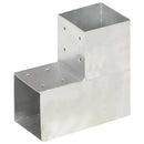 vidaXL L alakú horganyzott fém oszloptartó 101 x 101 mm