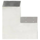 vidaXL L alakú horganyzott fém oszloptartó 101 x 101 mm