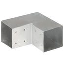 vidaXL L alakú horganyzott fém oszloptartó 101 x 101 mm