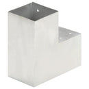 vidaXL L alakú horganyzott fém oszloptartó 101 x 101 mm