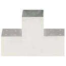 vidaXL T alakú horganyzott fém oszloptartó 101 x 101 mm