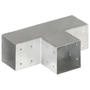 vidaXL T alakú horganyzott fém oszloptartó 101 x 101 mm