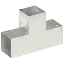 vidaXL 4 darab T alakú horganyzott fém oszloptartó 101 x 101 mm