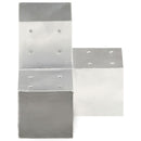vidaXL 4 darab Y alakú horganyzott fém oszloptartó 101 x 101 mm