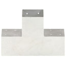 vidaXL X alakú horganyzott fém oszloptartó 101 x 101 mm