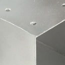 vidaXL X alakú horganyzott fém oszloptartó 101 x 101 mm