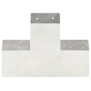vidaXL 4 darab X alakú horganyzott fém oszloptartó 101 x 101 mm