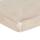 vidaXL 6 db gúla alakú rozsdamentes acél kerítésoszlop-sapka 71x71 mm