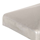 vidaXL 6 db gúla alakú horganyzott fém kerítésoszlop-sapka 81 x 81 mm