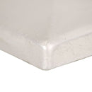 vidaXL 6 db gúla alakú horganyzott fém kerítésoszlop-sapka 91 x 91 mm