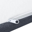 vidaXL dobozrugós ágymatracfedő 200 x 120 x 5 cm közepesen puha