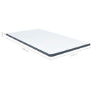 vidaXL dobozrugós ágymatracfedő 200 x 120 x 5 cm közepesen puha