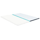 vidaXL dobozrugós ágymatracfedő 200 x 160 x 5 cm közepesen puha