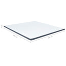 vidaXL dobozrugós ágymatracfedő 200 x 160 x 5 cm közepesen puha