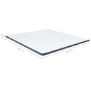 vidaXL dobozrugós ágymatracfedő 200 x 180 x 5 cm közepesen puha